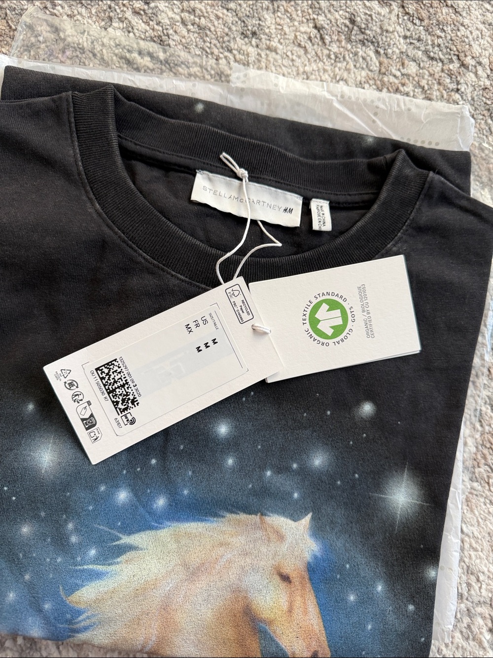 Stella Mccartney X H&M Oversized Printed Unicorn T Shirt - Picture 7 of 7